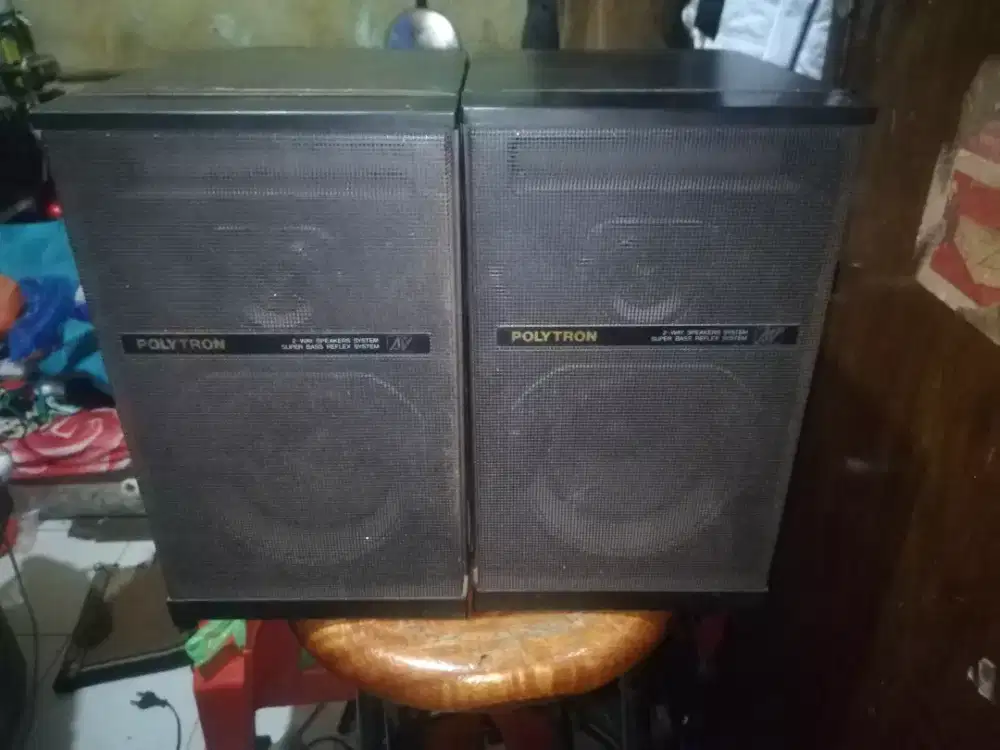 Sepasang speaker pasif 2way polytron