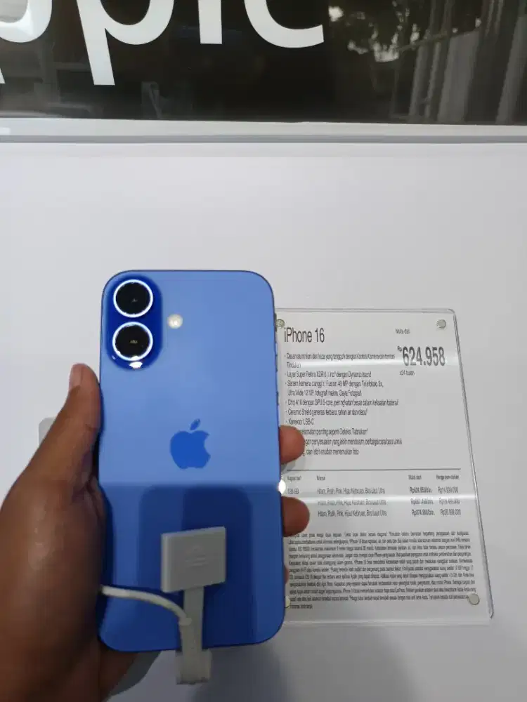 Iphone 16 128gb garansi resmi