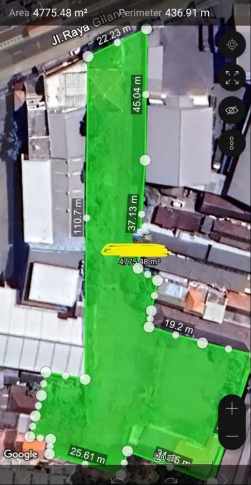 BANTING HARGA MURAH TANAH RAYA GILANG SIDOARJO! TANAH SUPER LUAS!