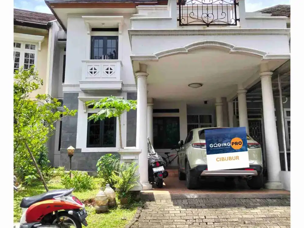 di jual cepat rumah depan taman di kotawisata cibubur