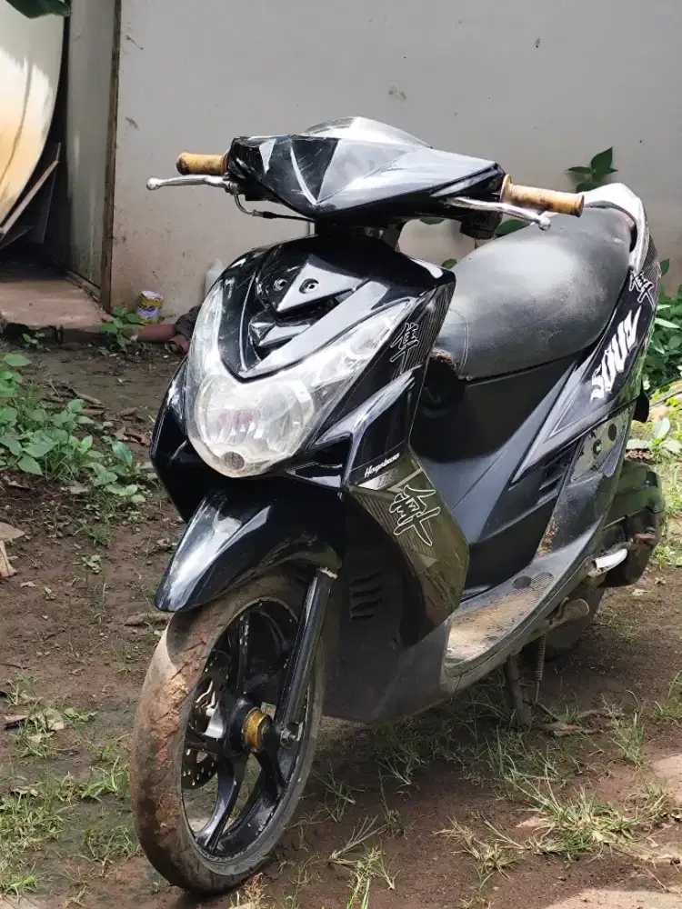 Mio Soul hitam lengkap off plat Z