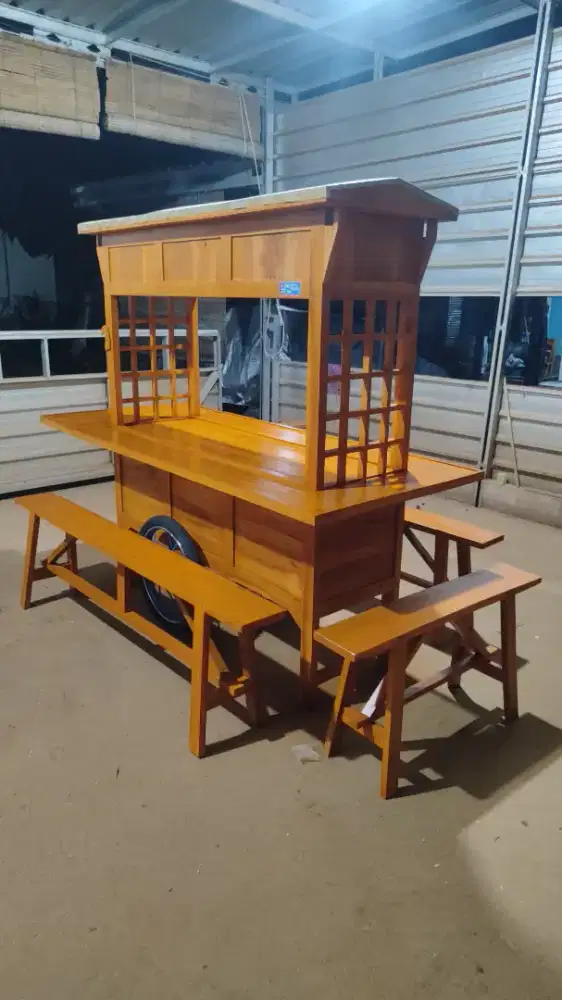 Jual Gerobak Angkringan,Bakso,Mie Ayam,Bubur,Roti BakardlL.