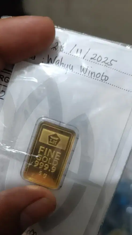 Emas batangan antam 5gram