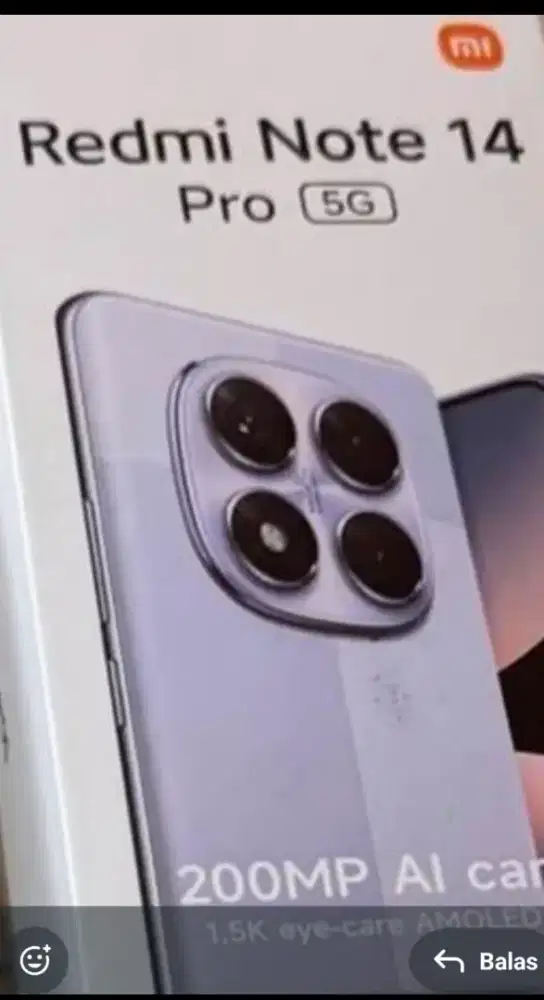 lun cari xiaomi redmi note 14 pro 5G kalau pian jual kbri
