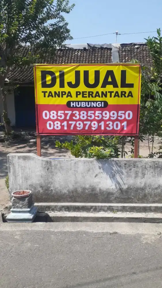 Di jual tanah bonus bangunan