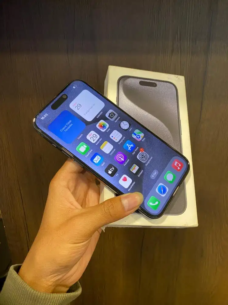 iphone 15 pro 128gb ibox blue titanium