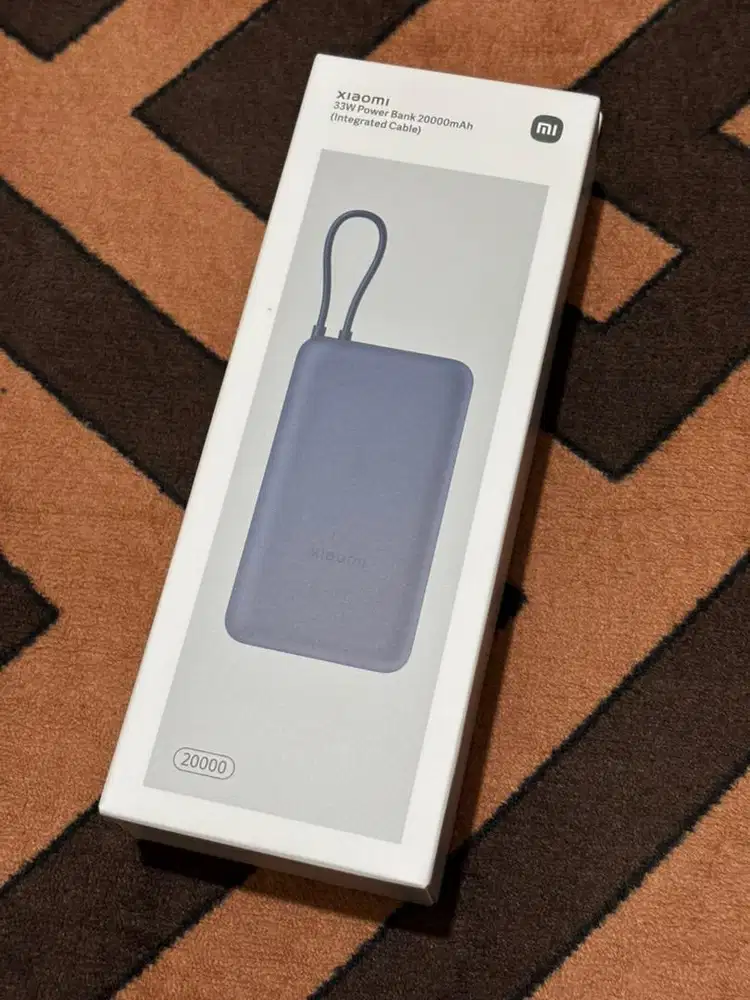 XIAOMI 33W POWERBANK 20000 integrated cable