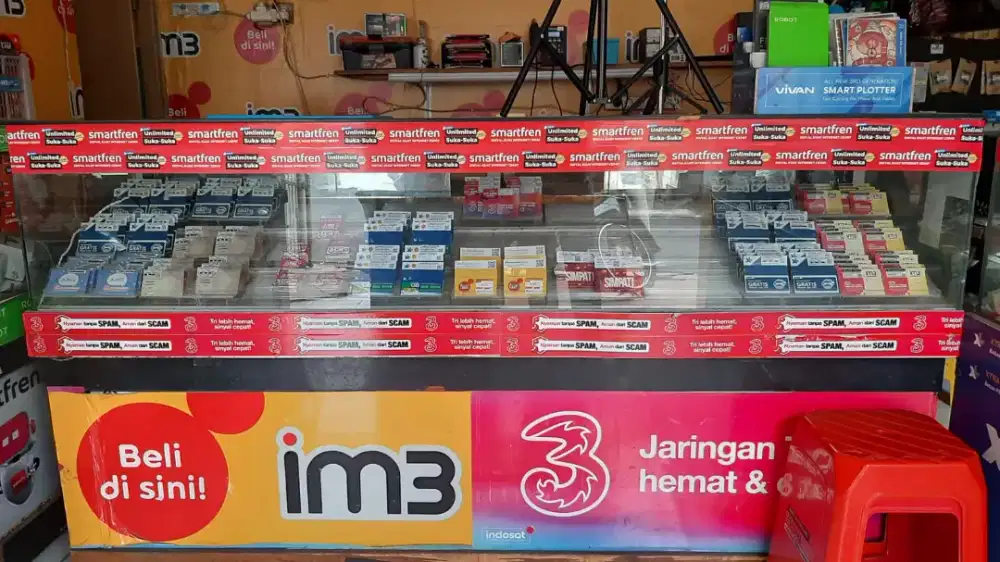 Etalase Konter Buat Usaha