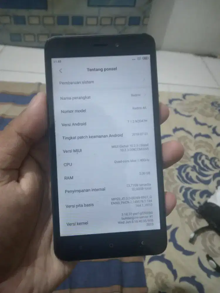 Redmi 4a prime 2/32gb normal