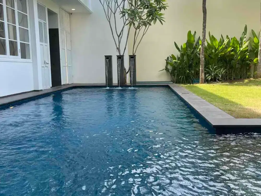 dijual  for sale rumah mewah kemang dalam baru jadi