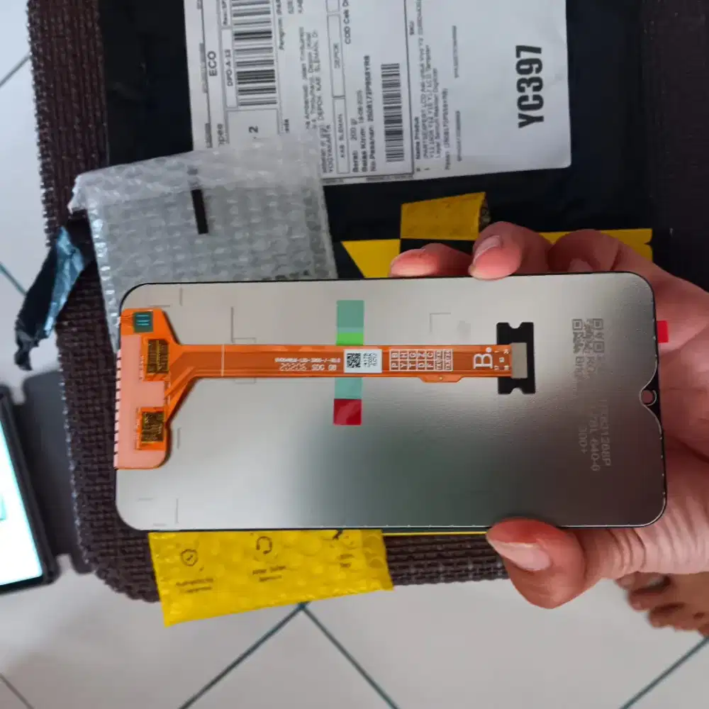 LCD vivo y12 kondisi baru