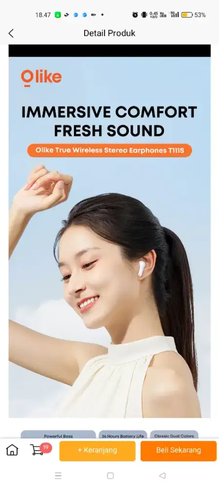 Tws bluetooth OLIKE T111S