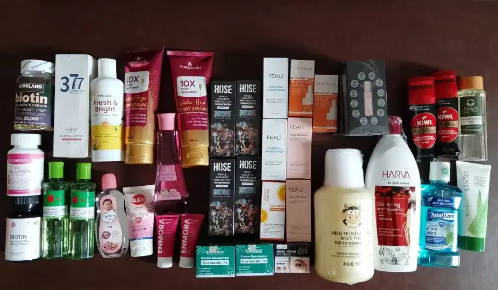 Skin care dan supplement paket murah