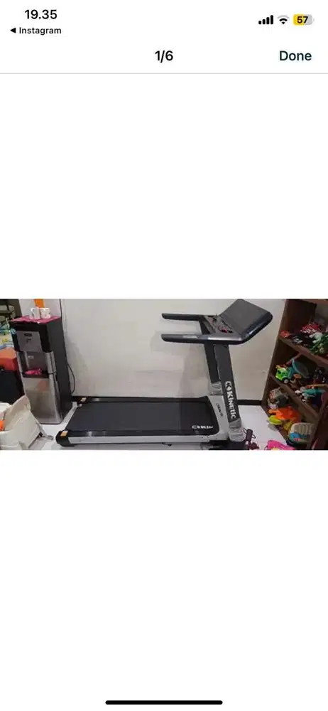 Treadmill kinetic second