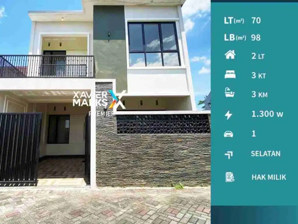 Dijual Rumah Modern Minimalis Dekat Bandara Abd. Saleh, Pakis Malang