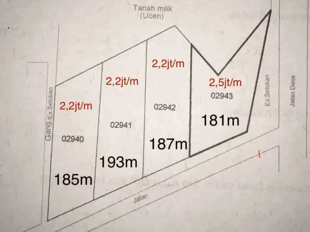 Jual 4 Kavling Di Katumiri Manglayang Cihanjuang Rahayu