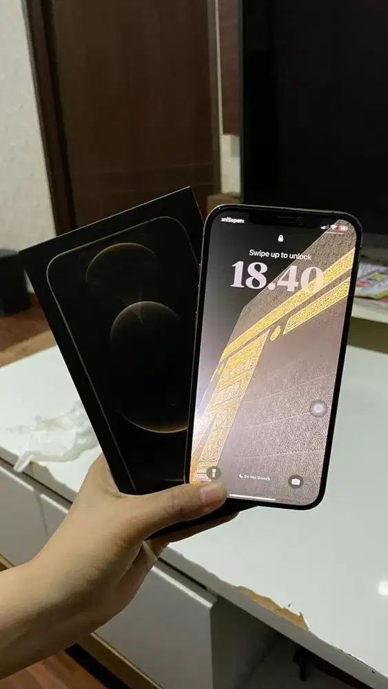 Iphone 12 Promax Gold 256 GB inter