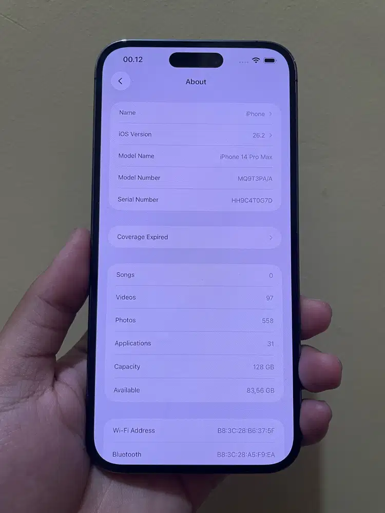 iPhone 14 Pro Max 128GB iBox Fullset No Minus