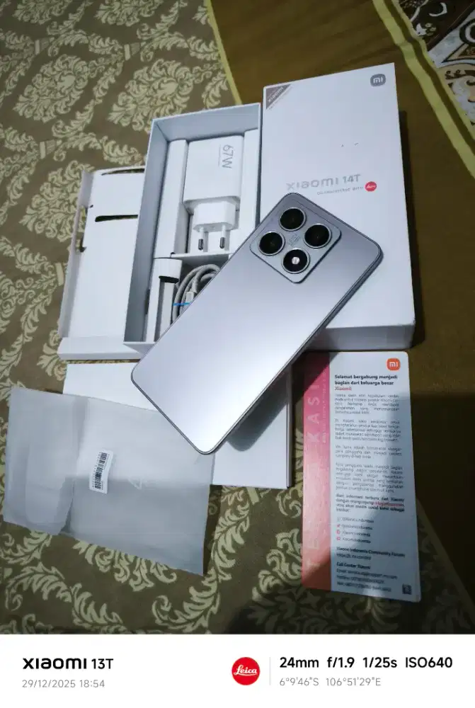 XIAOMI 14T 512GB FULL ORI RESMI NO MINUS