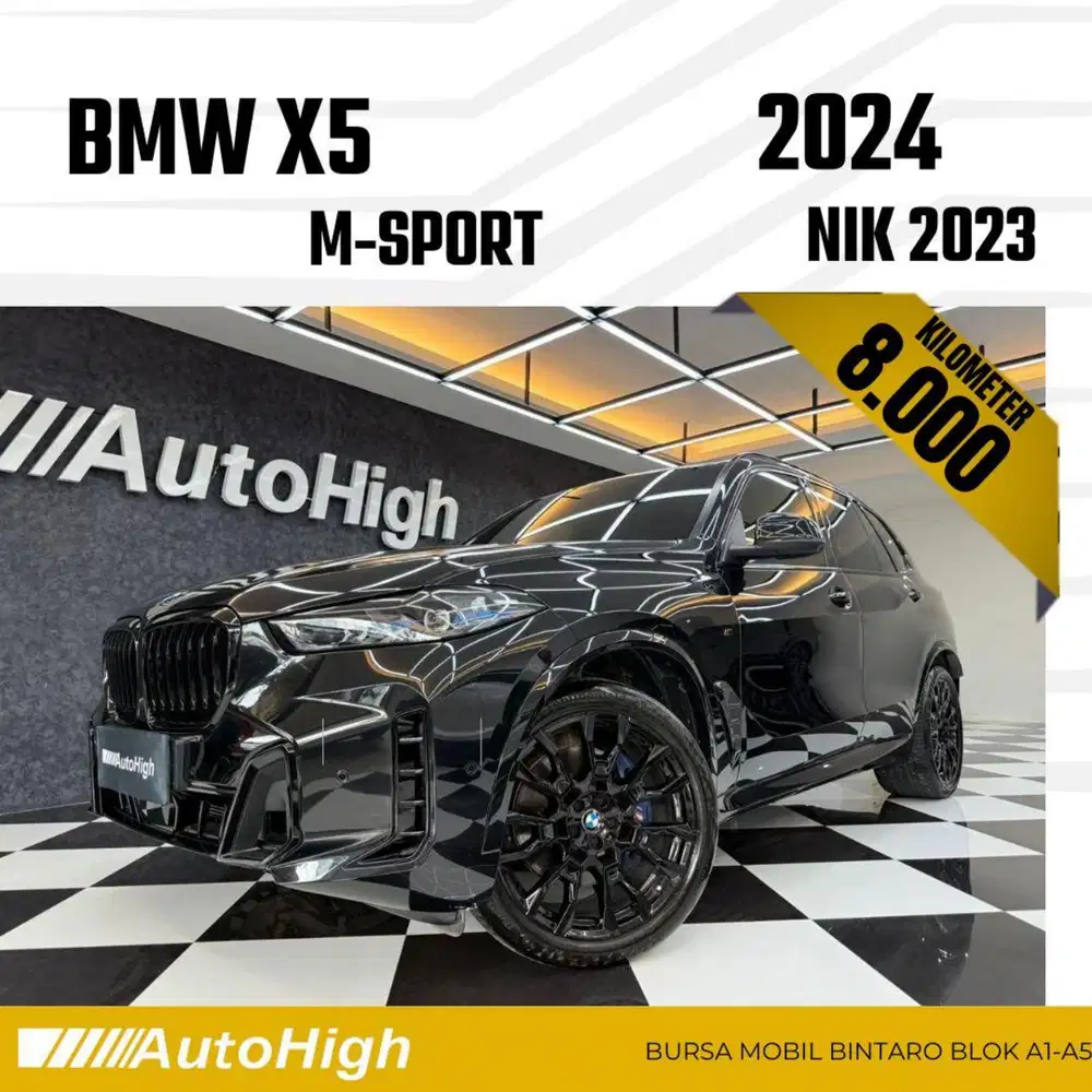 DP10% [Km8.000] X5 M-Sport 2023 Black Reg 2024 #AUTOHIGH