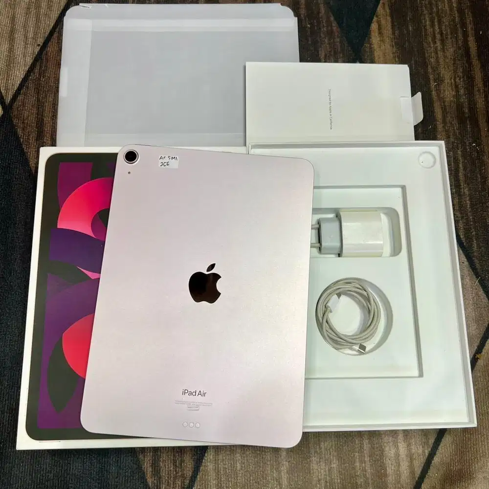 ipad air 5 256gb resmi ibox mulus like new fullset original no minus