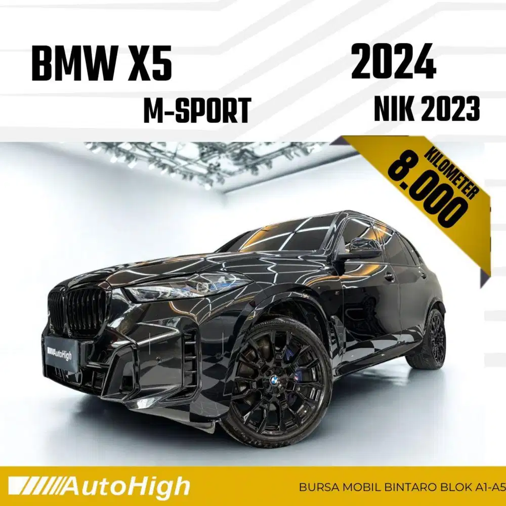 DP10% [Km8.000] X5 M-Sport 2023 Black Reg 2024 #AUTOHIGH