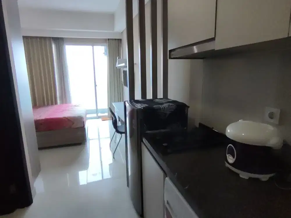 Disewakan Apartemen Puri Mansion Tipe Studio Luas 26 m2 Kondisi Full Furnish Harga Termurah View Oke Cantik Murah