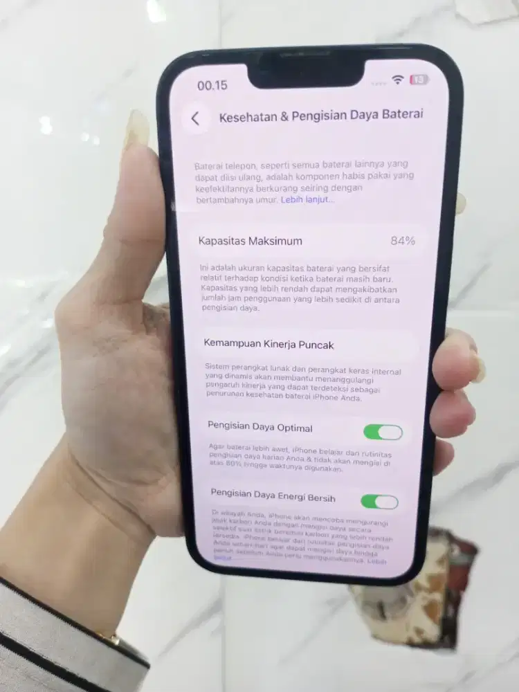 iPhone 14 128gb iBox bh nya 84% original black cek sepuasnya gan