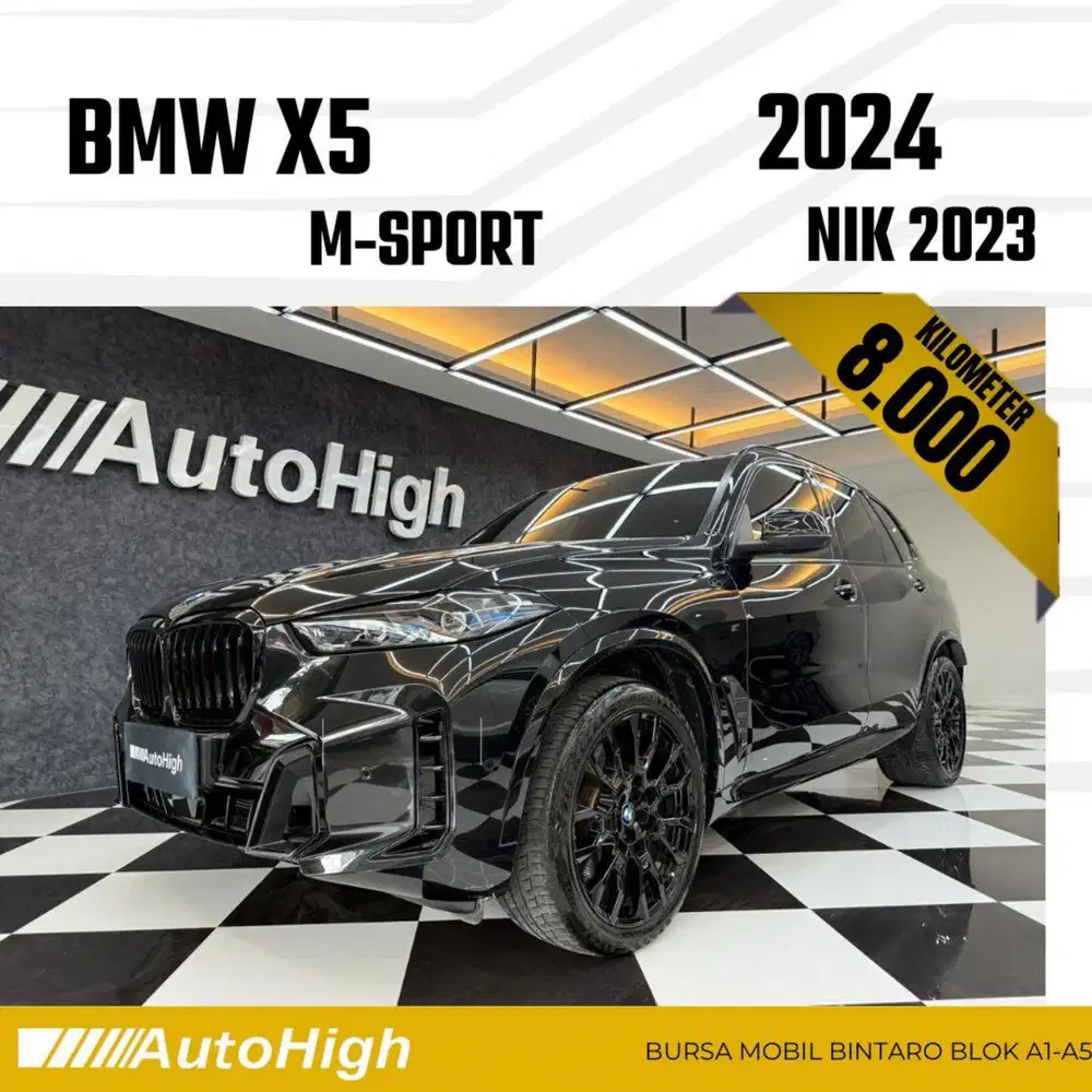 DP10% [Km8.000] X5 M-Sport 2023 Black Reg 2025 #AUTOHIGH