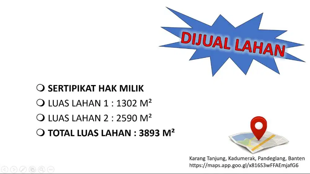 DIJUAL TANAH BAGUS UNTUK MINI CLUSTER