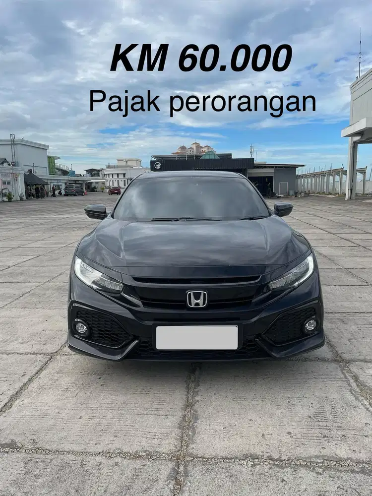 ‼️Dp 25jt‼️Honda Civic 1.5 Turbo E Hatchback Hitam 2019‼️