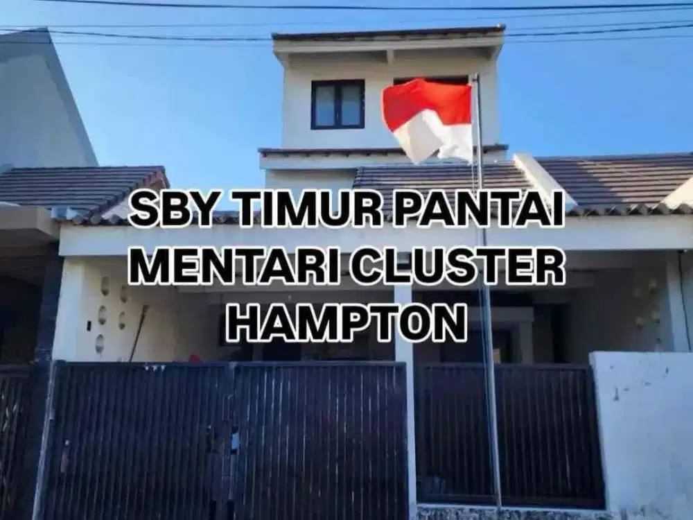 Dijual rumah pantai mentari siap huni cluster hampton