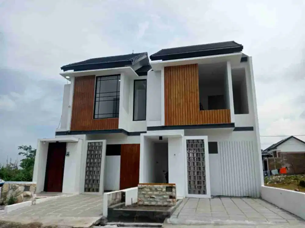 bayar 1,5 juta  an bebas semua biaya  &   bonus ac tiap kamar ,smart door lock,kanopi carport ,meja dapur kompor tanam