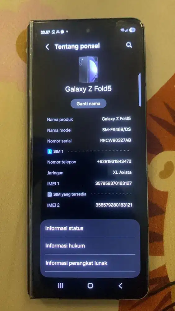 samsung zfold 5 sein murah