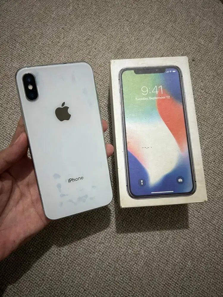 Iphone x 64gb all oprator fullset