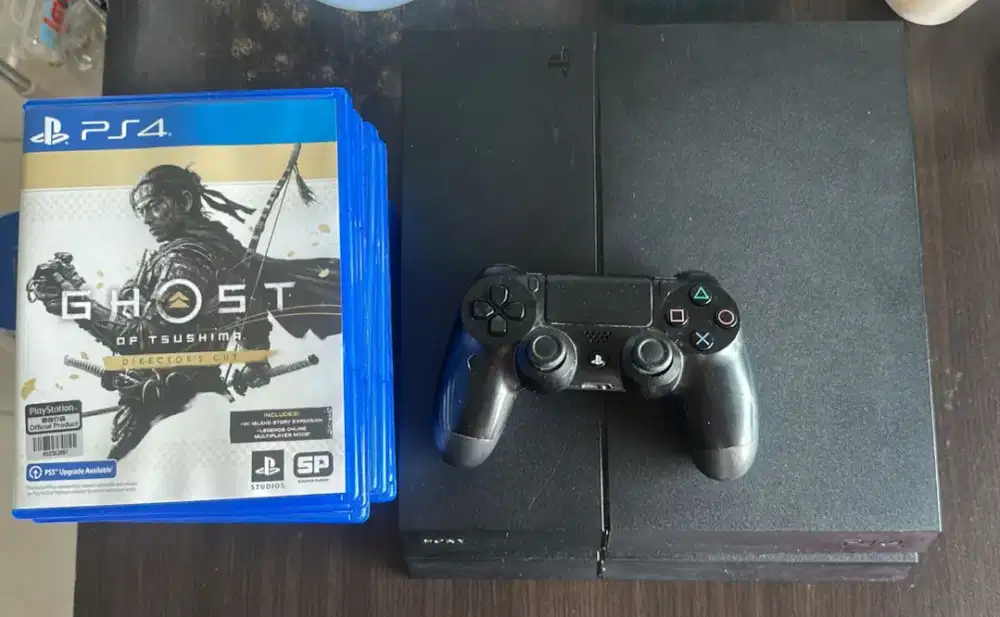 Ps 4 fat 1tb ex garansi resmi (free games & stick)