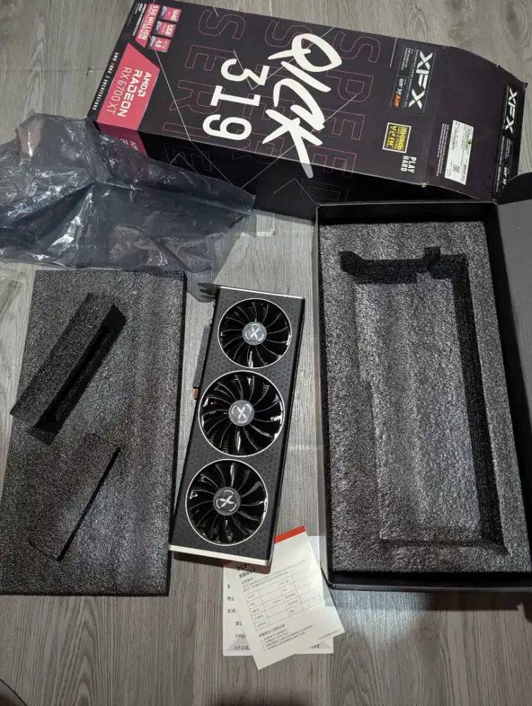VGA XFX RX 6700 XT 12GB GPU AMD RADEON RX 6700XT
