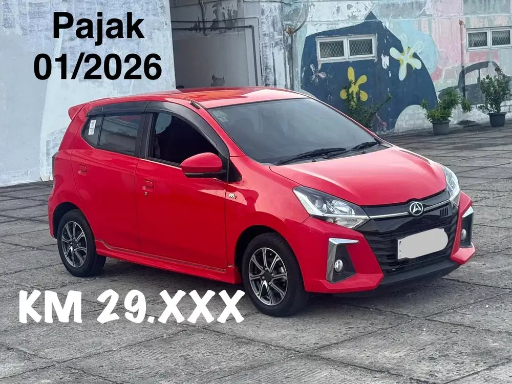 ‼️DAIHATSU AYLA R AT 2022 Warna Merah Km 29rban‼️