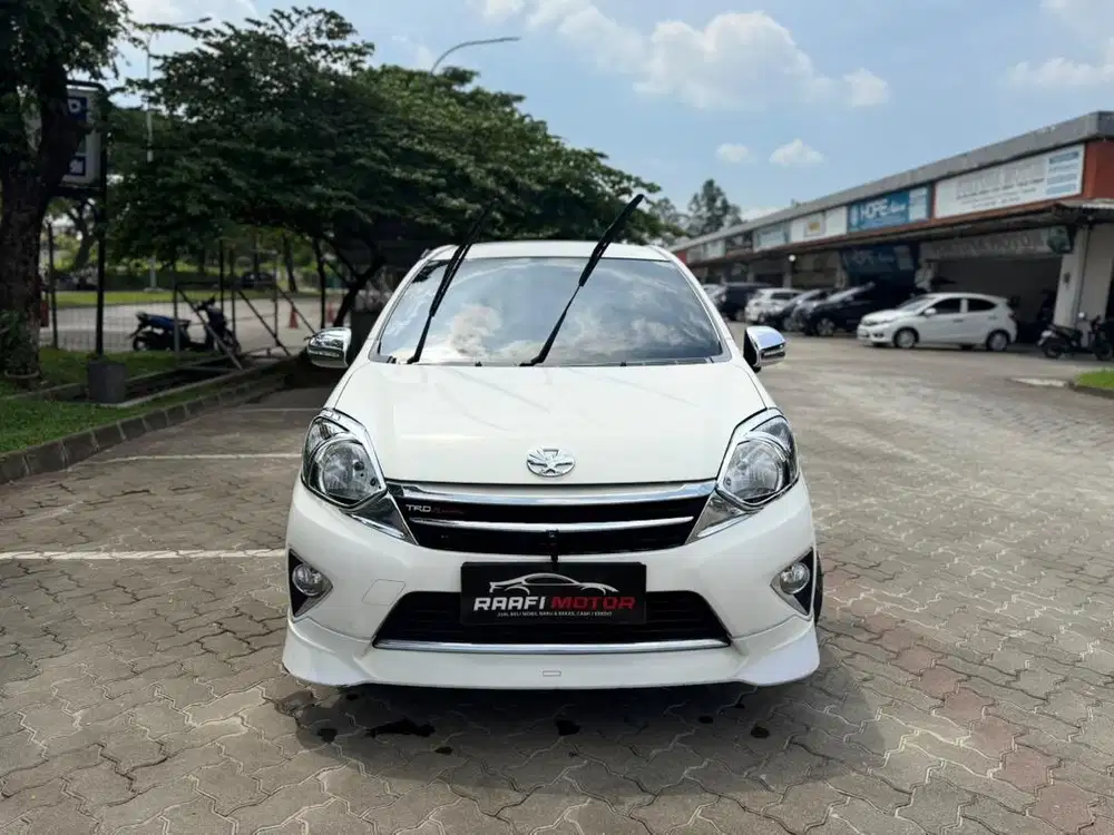 Toyota Agya TRD MT 2014 Putih Km Low