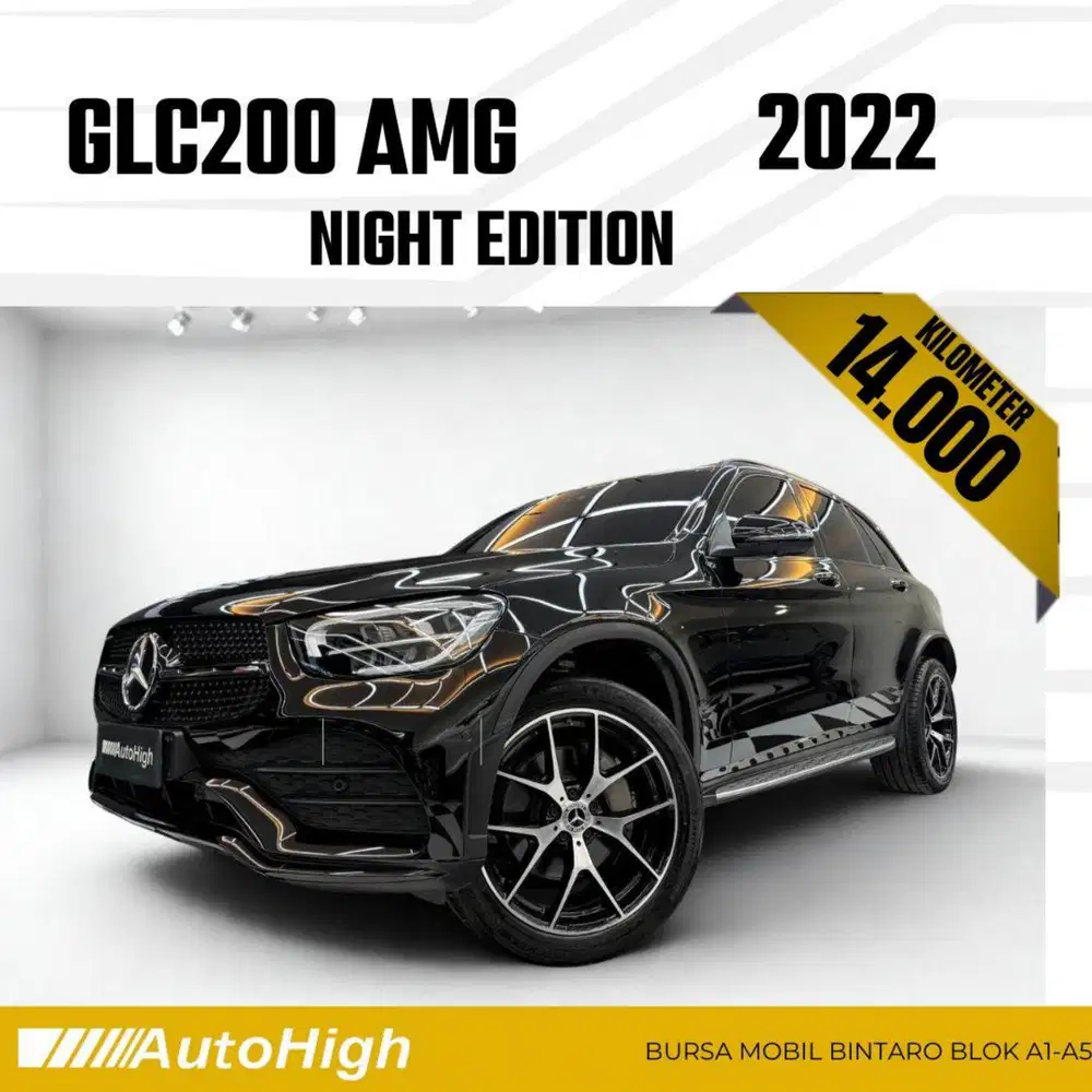 DP10% [Km14.000] GLC200 AMG 2022 Black / GLC 200 Reg 2023 #AUTOHIGH