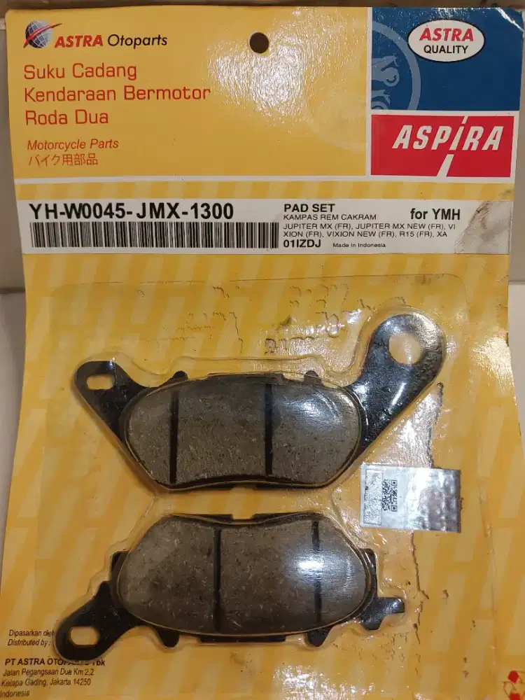 Kampas rem belakang mio sporty mio smile kampas rem teromol tromol