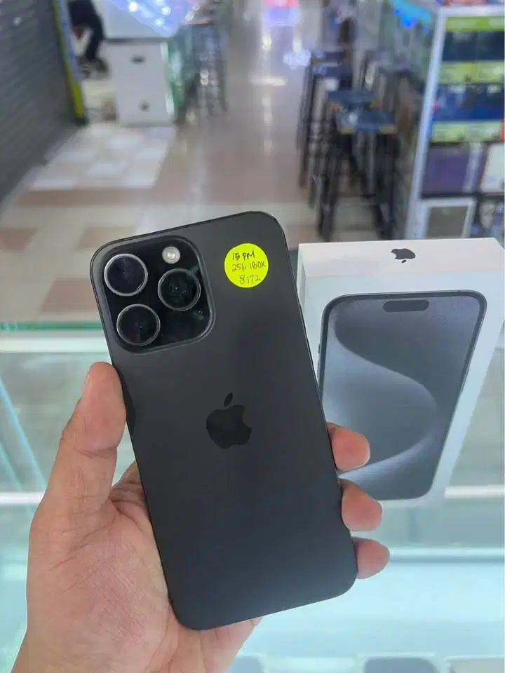 Iphone 15 Promax 256 GB (Black Titanium) IBOX Fullset Jossjiss