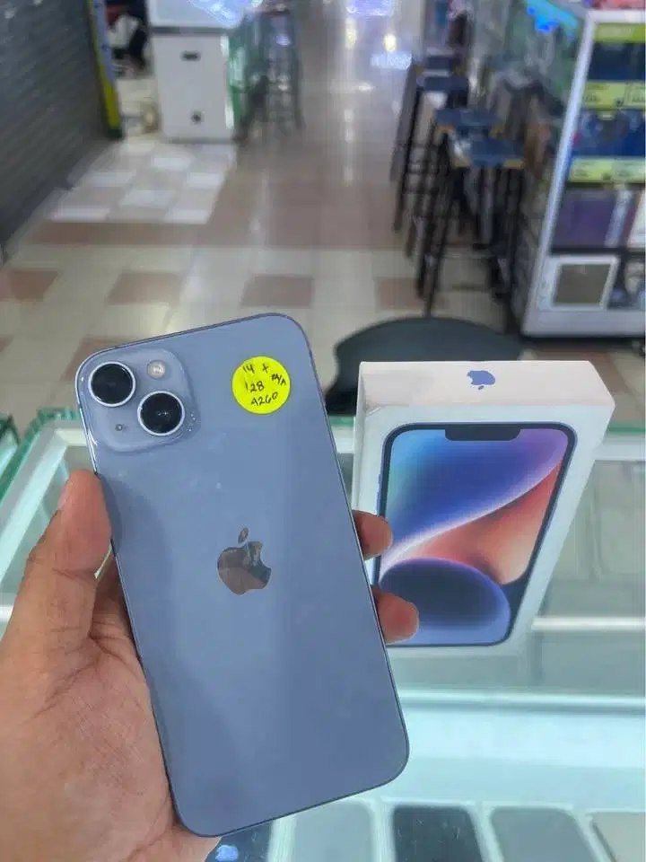 Iphone 14 Plus 128 GB IBOX (Sierra Blue) Fullset Jossjis