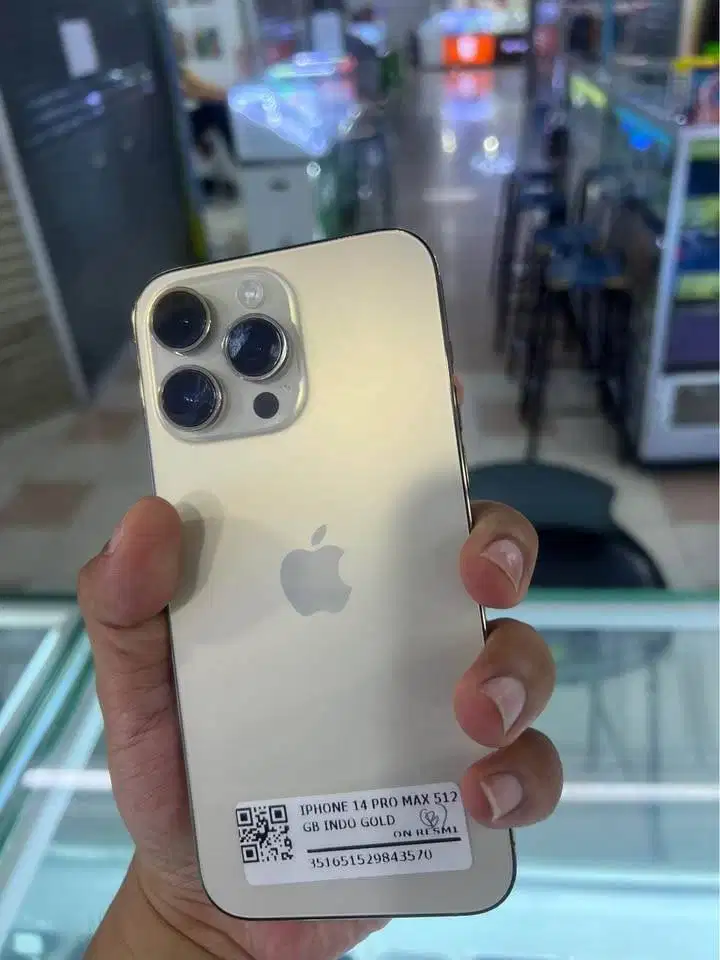 Iphone 14 Promax 512 GB (GOLD) IBOX Fullset Jossjiss