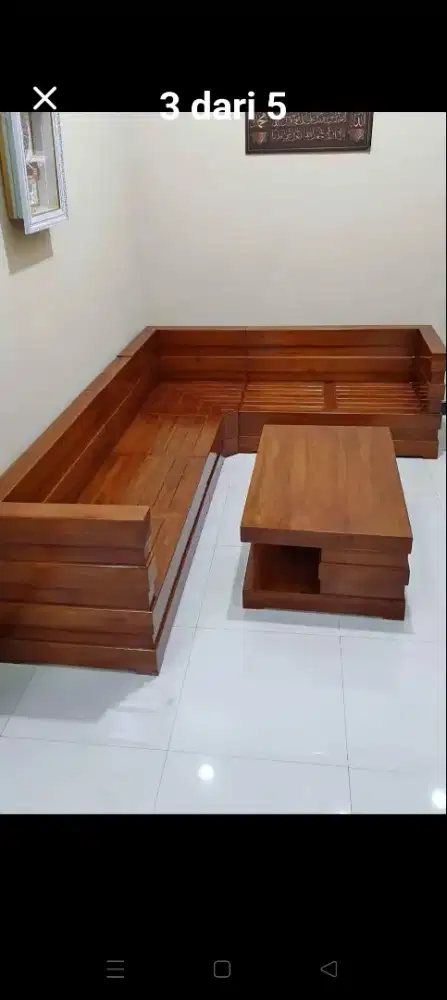 Kursi bok kayu akasia