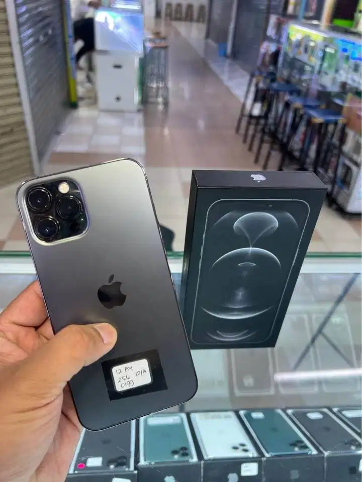 Iphone 12 Promax 256 IBOX (Graphite Grey) Fullset Joss