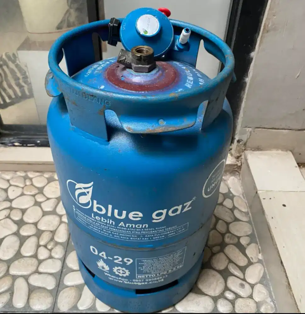 jual tabung blue gas regulator tungku