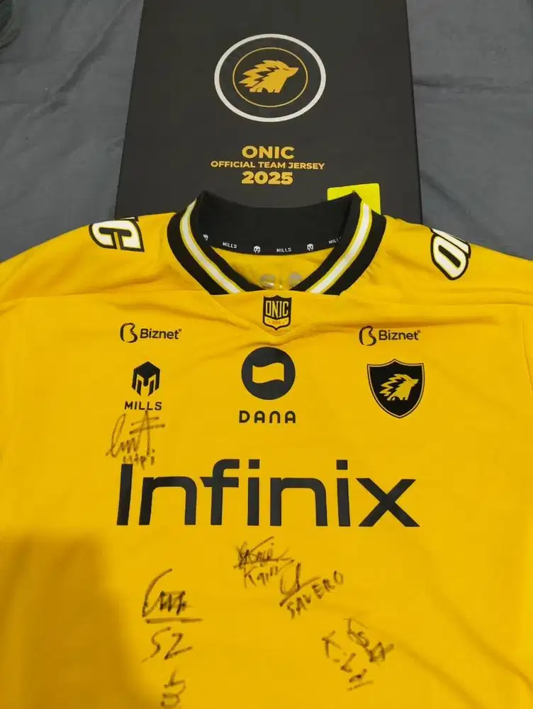 JERSEY OFFICIAL ONIC ESPORT (PLAYER ISSUE) + TTD PLAYER MLBB
