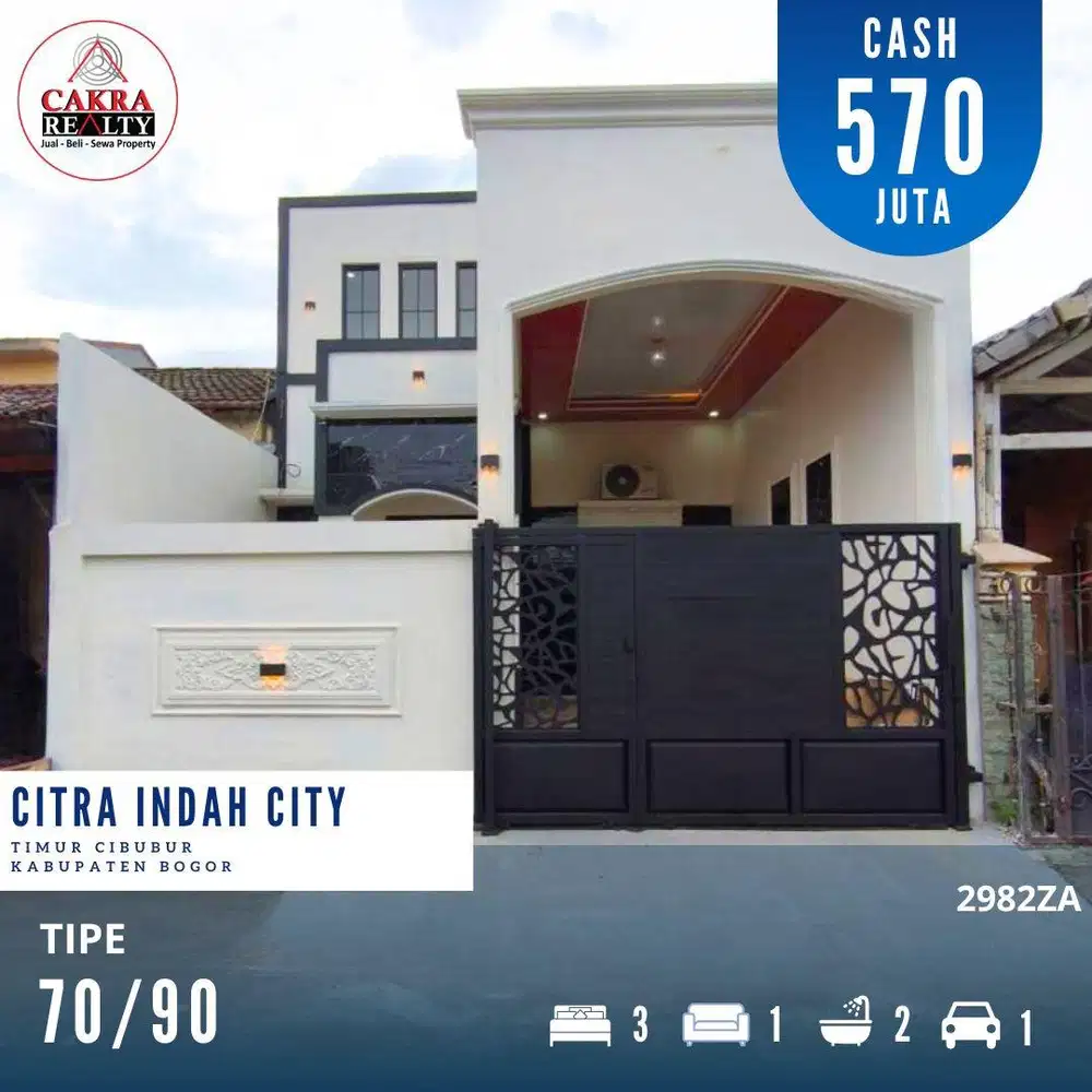Rumah bagus siap huni di citra indah city