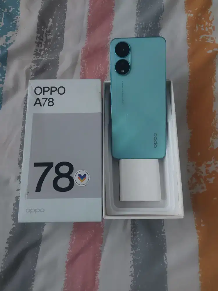 Oppo A78 Ram 8/256GB Original Oppo Indonesia Fullset No minus